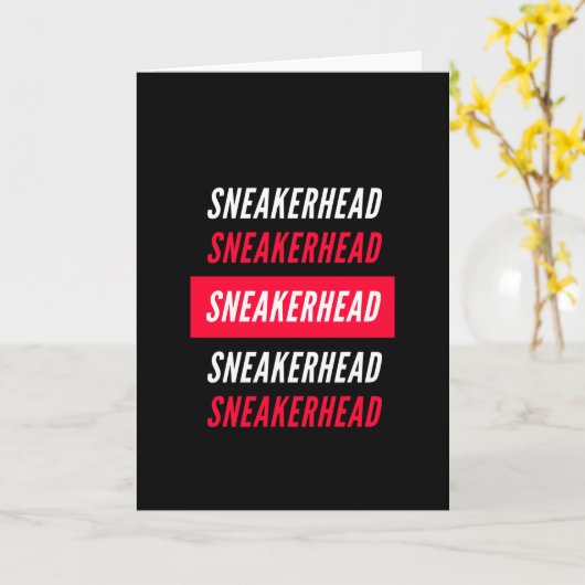 Sneakerhead Karte (Gelbe Blume)