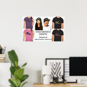 Sneakerhead Shirts Poster (Heimbüro)