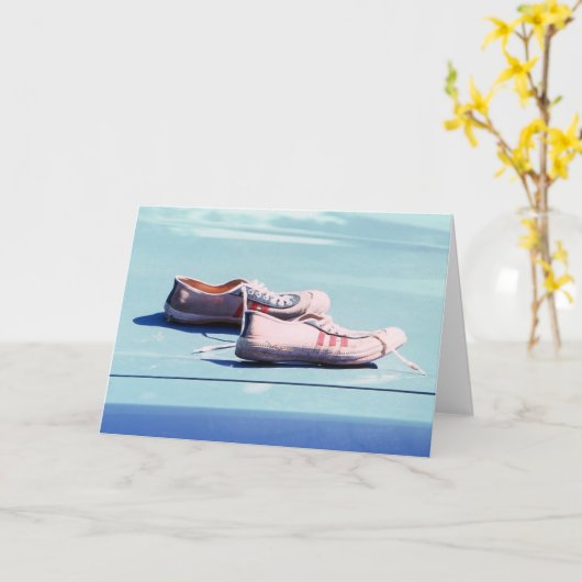 Sneakerkarte Karte (Gelbe Blume)