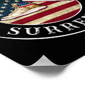 Sneakers-Flag Trump 2024 Poster (Ecke)