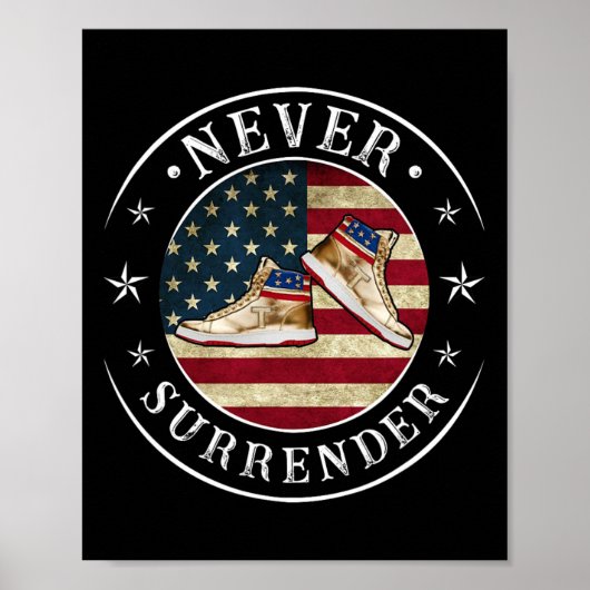 Sneakers-Flag Trump 2024 Poster (Vorne)