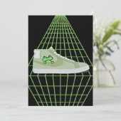 Sneakers Funny Frog Wild Animal Lover Einziges Ges Ankündigung (Stehend Vorderseite)