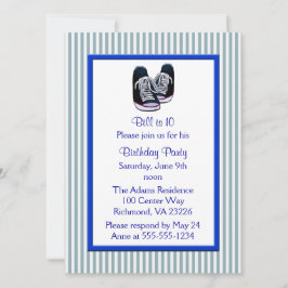 Sneakers Geburtstagsparty Einladung