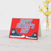 Sneakers Happy Father's Day Card Karte (Gelbe Blume)