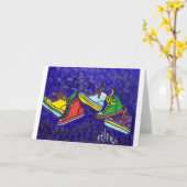 Sneakers Karte (Gelbe Blume)