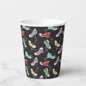 Sneakers Pattern Pappbecher (Links)