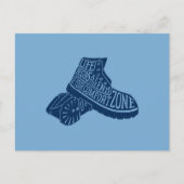 Sneakers Pattern  Postkarte (Vorderseite)