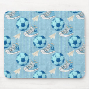 Sneakers und Fußball zurück zur Schule Mousepad