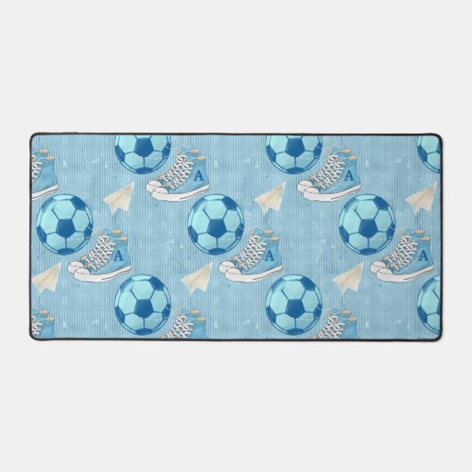 Sneakers und Fußball zurück zur Schule Schreibtischunterlage (Vorderseite)