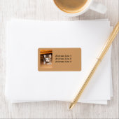 Sneaking Kitte Label Adressaufkleber (Insitu)