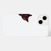 “Sneaky Black Cat Peeking Phone Case” Case-Mate iPhone Hülle (Rückseite (Horizontal))