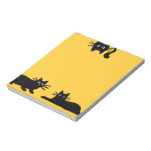 Sneaky Black Cats | Coole Kitty Cat Lover's Funny Notizblock (Rotiert)