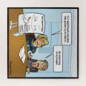 Sneaky Budget Funny Jigsaw Puzzle (Horizontal)