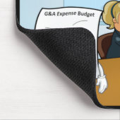 Sneaky Budget Funny Mouse Pad Mousepad (Ecke)