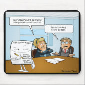 Sneaky Budget Funny Mouse Pad Mousepad (Vorne)