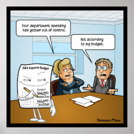 Sneaky Budget Funny Poster