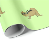 Sneaky Cartoon Chipmunk Geschenkpapier (Rolleneckpunkt)