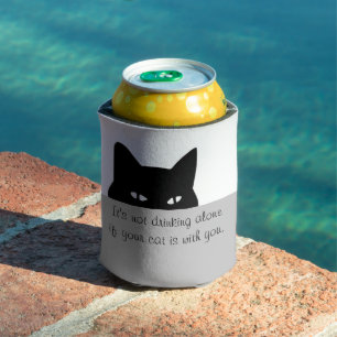 Sneaky Cat nicht allein trinken Dosenkühler
