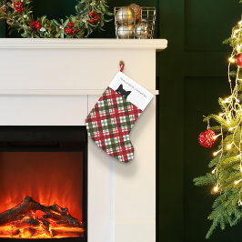 Sneaky Cat Royal Stewart Tartan Kariert Kleiner Weihnachtsstrumpf