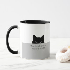 Sneaky Cat Sprechen Sie mit Ihrer Cat-Tasse Tasse
