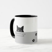 Sneaky Cat Sprechen Sie mit Ihrer Cat-Tasse Tasse (Vorderseite Links)
