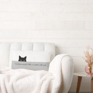 Sneaky Cat Throw Kissen