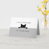 Sneaky Cat Touchy Feely Card Karte (Gelbe Blume)