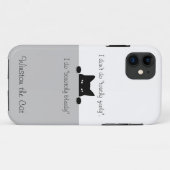 Sneaky Cat Touchy Feely Case-Mate iPhone Case (Rückseite (Horizontal))