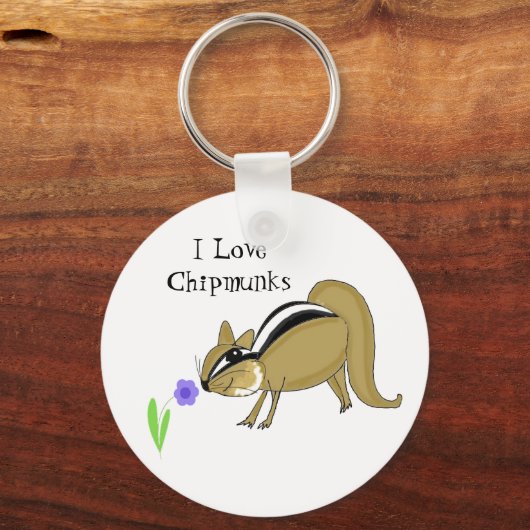 Sneaky Chipmunk Schlüsselanhänger (Vorderseite)