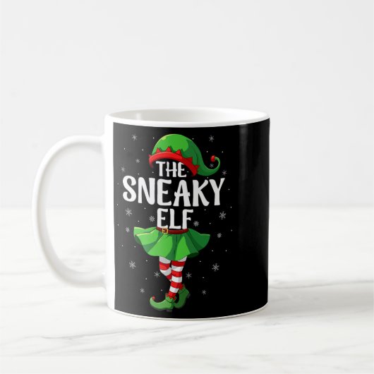 Sneaky Elf Christmas Girls Women Elf Squad Xmas Fa Kaffeetasse (Links)
