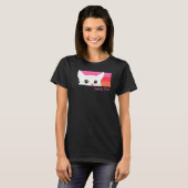 Sneaky Flüchtige Blick Cat T-Shirt (Vorne ganz)