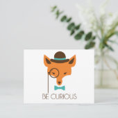 Sneaky Fox Postkarte (Stehend Vorderseite)