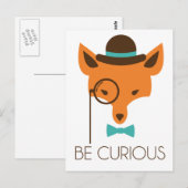Sneaky Fox Postkarte (Vorne/Hinten)