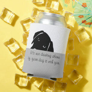 Sneaky Hund nicht allein trinken kann kühler Dosenkühler