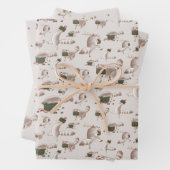 Sneaky Racoon Geschenkpapier Set (Beispiel)