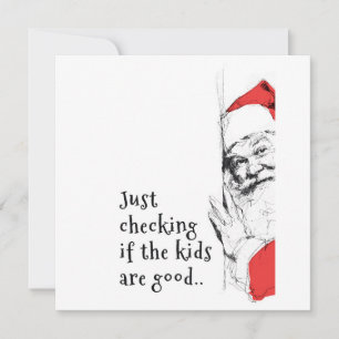 Sneaky Santa prüft Kinder