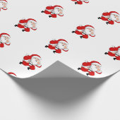 Sneaky Santa Wrapping Paper Geschenkpapier (Ecke)