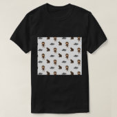 Sneaky Sasquatch Bear Racoon Throw Blanket1 T-Shirt (Design vorne)