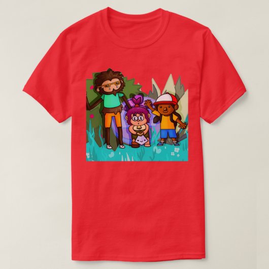 Sneaky Sasquatch Fan Kunsthandwerk Zurzeit T-Shirt (Design vorne)