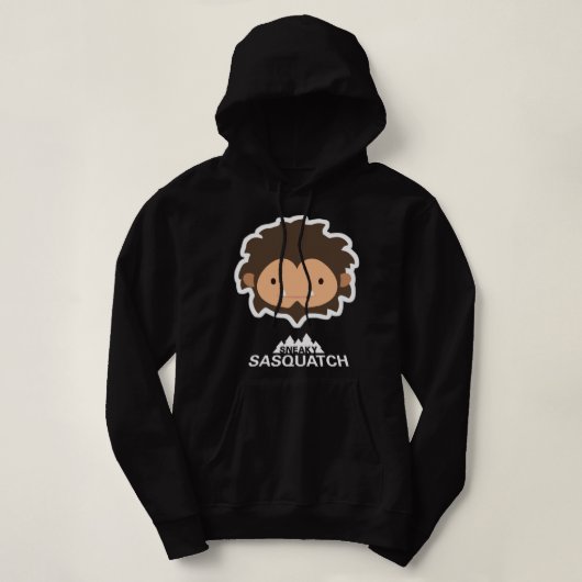 Sneaky Sasquatch Head Classic Hoodie (Design vorne)