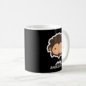 Sneaky Sasquatch Head Classic Kaffeetasse (VorderseiteRechts)
