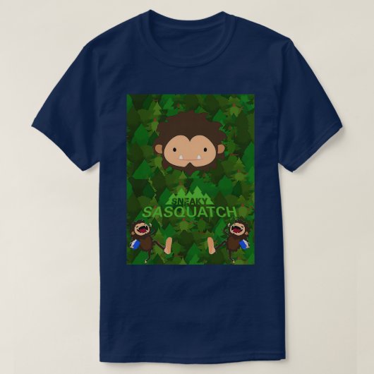 Sneaky Sasquatch T-Shirt (Design vorne)