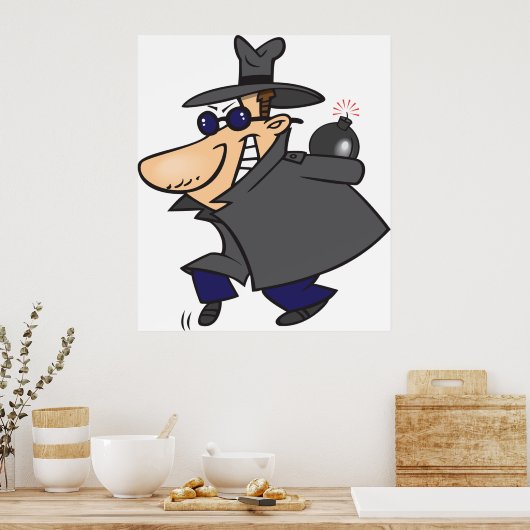 Sneaky Spy Poster (Küche)