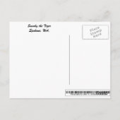 Sneaky the Tiger Spokane, WA. Postkarte (Rückseite)