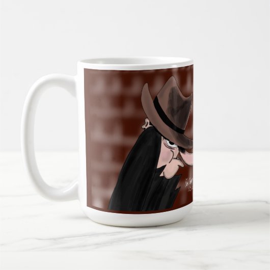 Sneaky villain cartoon character kaffeetasse (Links)