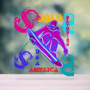SNEEBOARDEN  ACRYLSCHILD