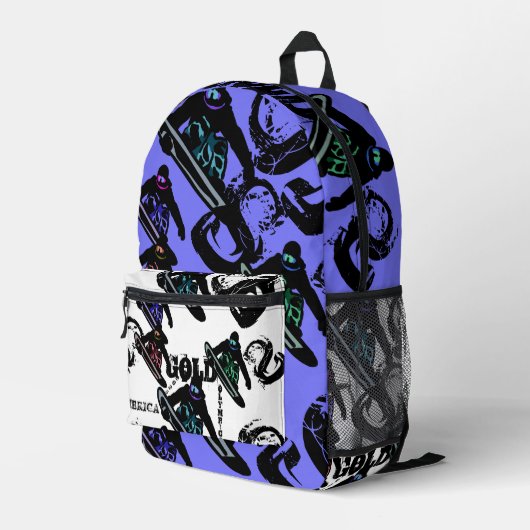 SNEEBOARDEN BEDRUCKTER RUCKSACK (Rückseitige Ecke Rechts)