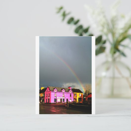 Sneem Rainbow Ring of Kerry Postkarte (Stehend Vorderseite)