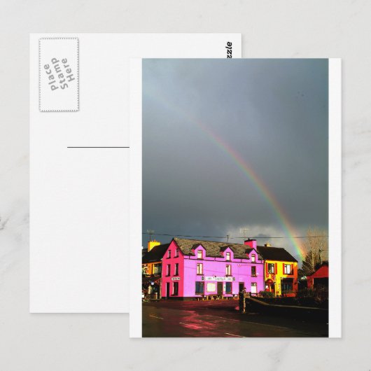 Sneem Rainbow Ring of Kerry Postkarte (Vorne/Hinten)
