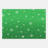 Sneeuwvlok cadeaupapier geschenkpapier set (Vorderseite 3)